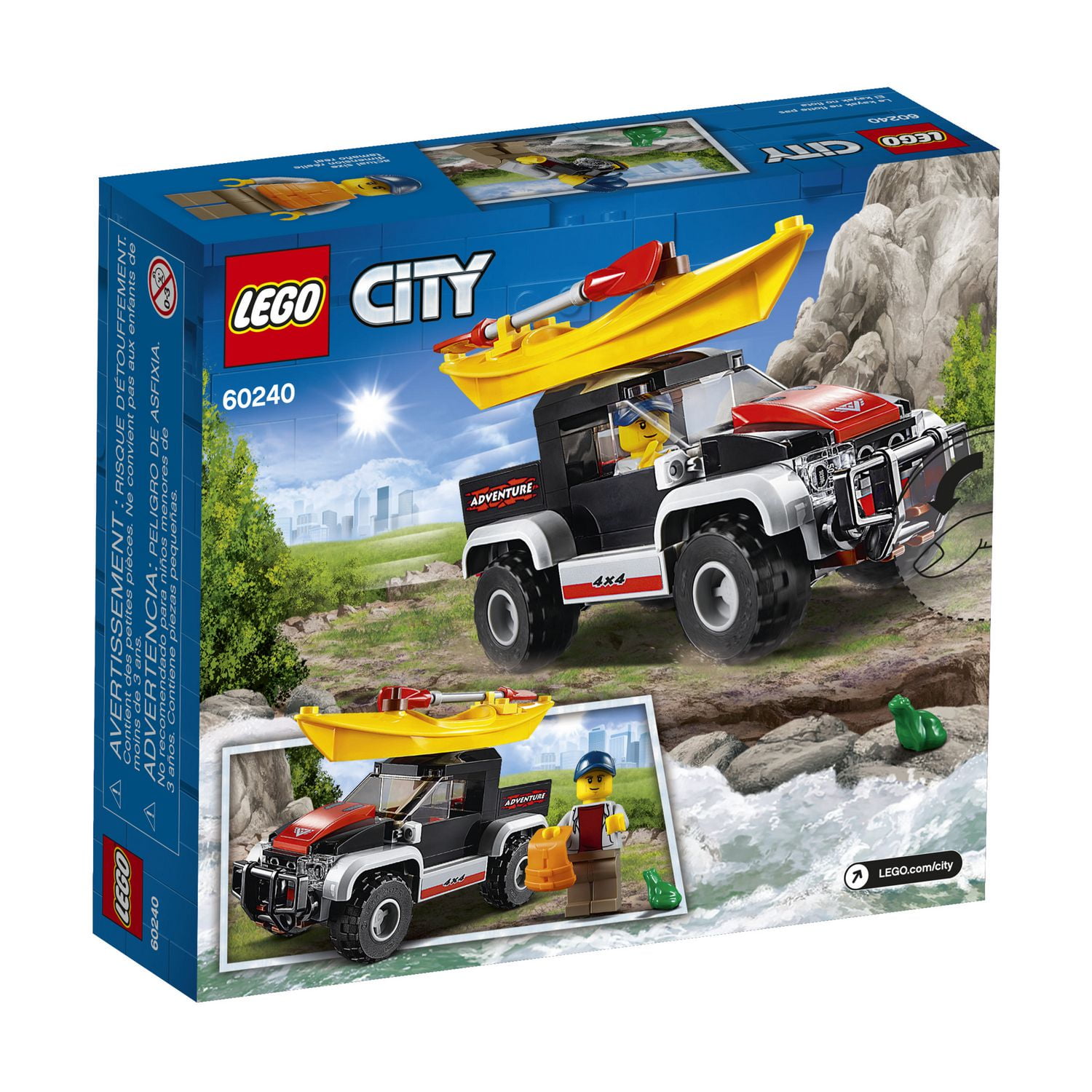 LEGO City Great Vehicles Kayak Adventure 60240 Building Kit (84