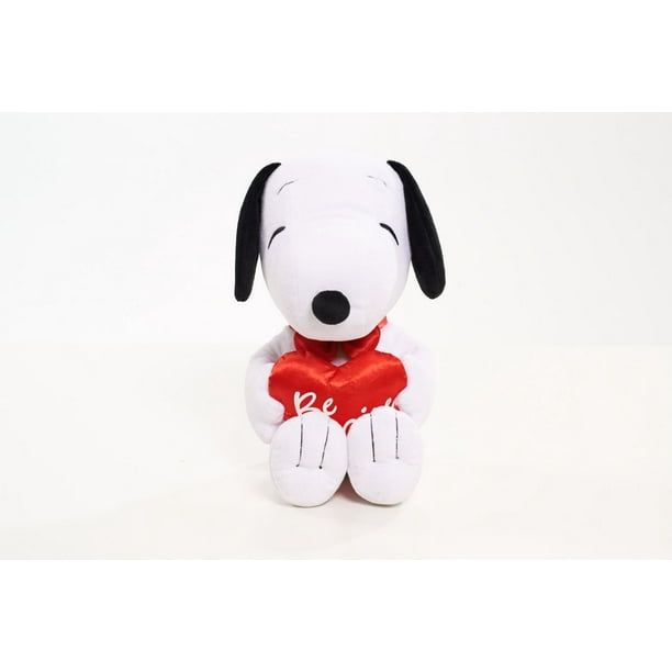 Grand jouet en peluche de la Saint Valentin de Peanuts - Snoopy