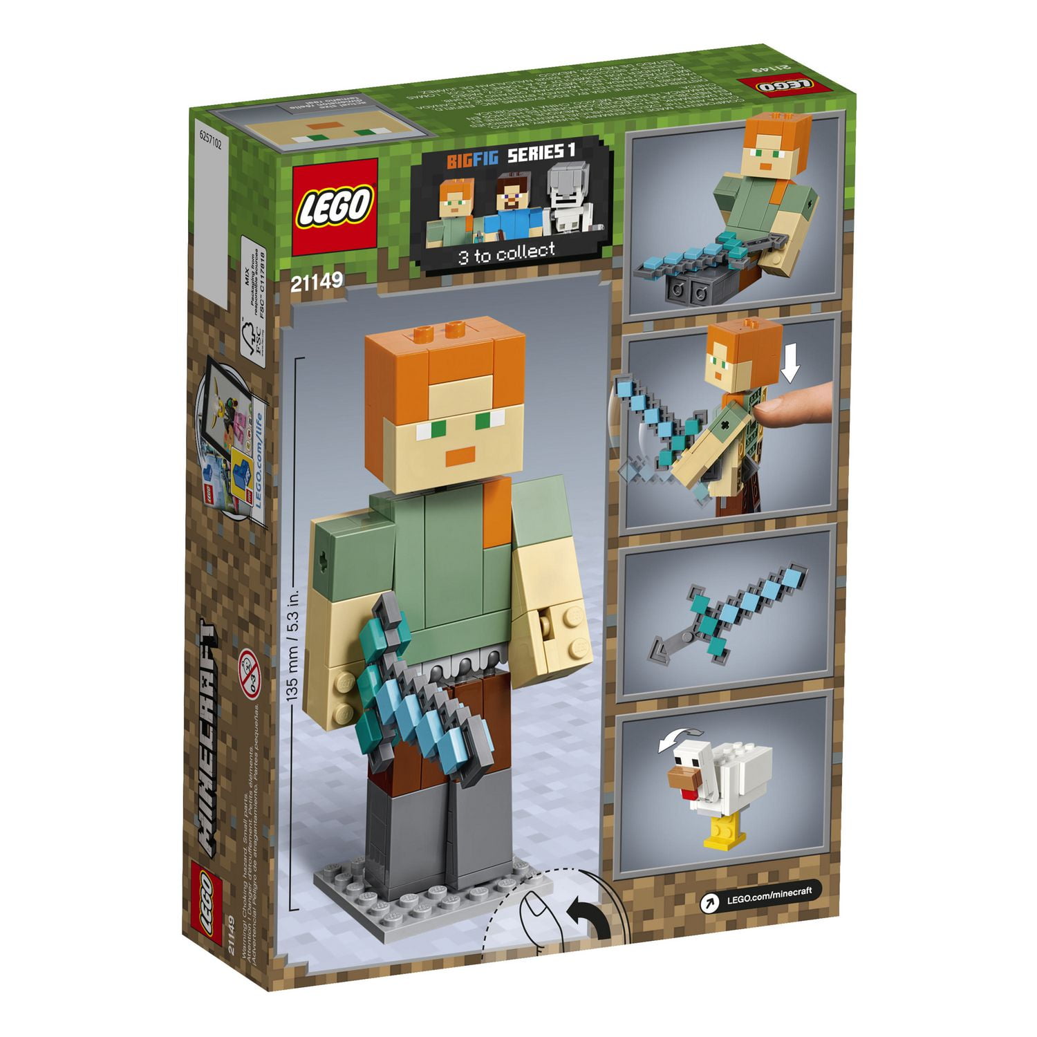 Minecraft steve bigfig sale