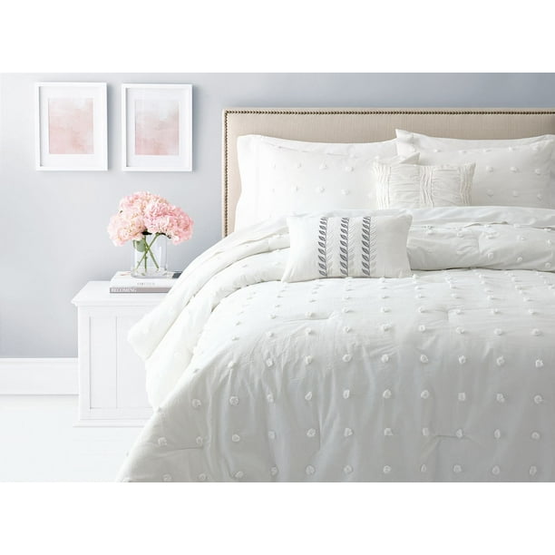 hometrends Coral Dot 5Piece Comforter Set Walmart.ca