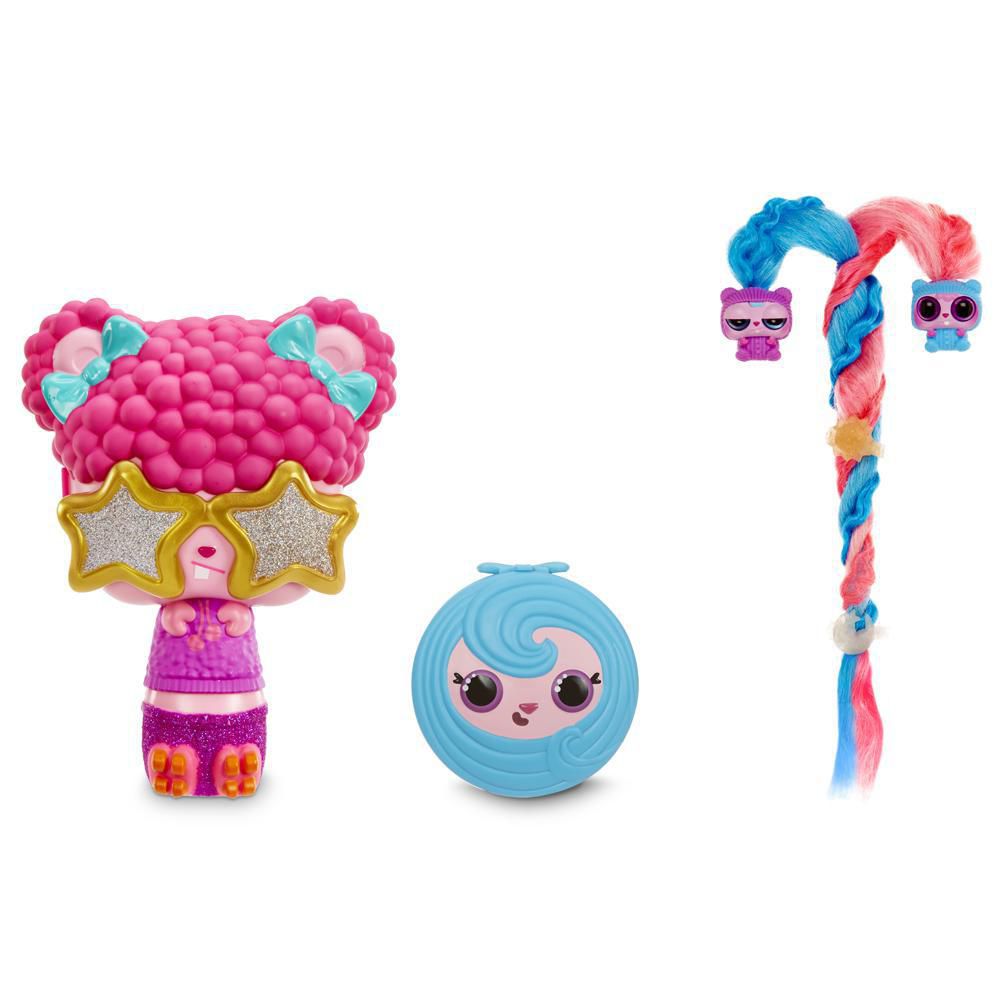 Pop Pop Hair Surprise 3-in-1 Pop Pets with Long, Brushable Hair