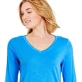 thumbnail image 4 of George Women's Long Sleeve V-Neckline Tee, 4 of 6