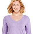thumbnail image 4 of George Women's Long Sleeve V-Neckline Tee, 4 of 6