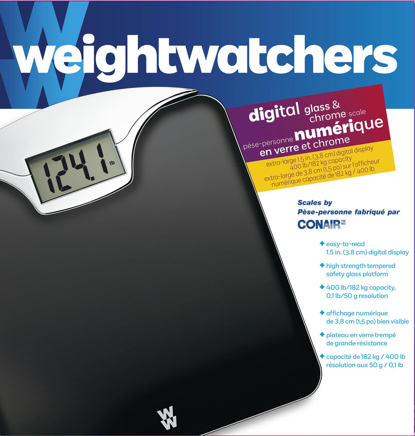 Conair Thinner® Thinner Glass Digital Precision Scale, Walmart Canada