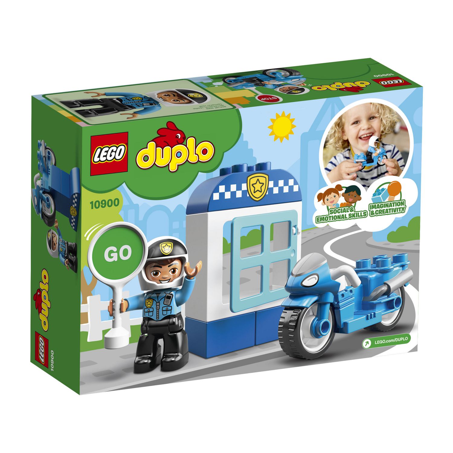 LEGO DUPLO 10902 10900 Polizeistation Polizeimotorrad N1/19 