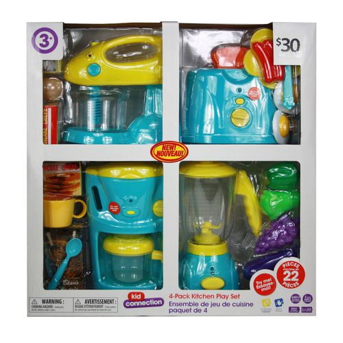 kid connection 4pack Kitchen Play Set Walmart Canada