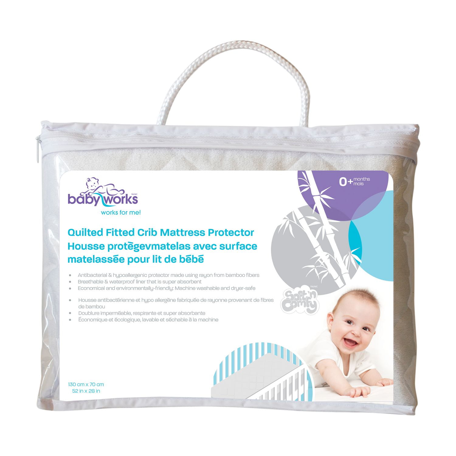 bamboo crib mattress protector