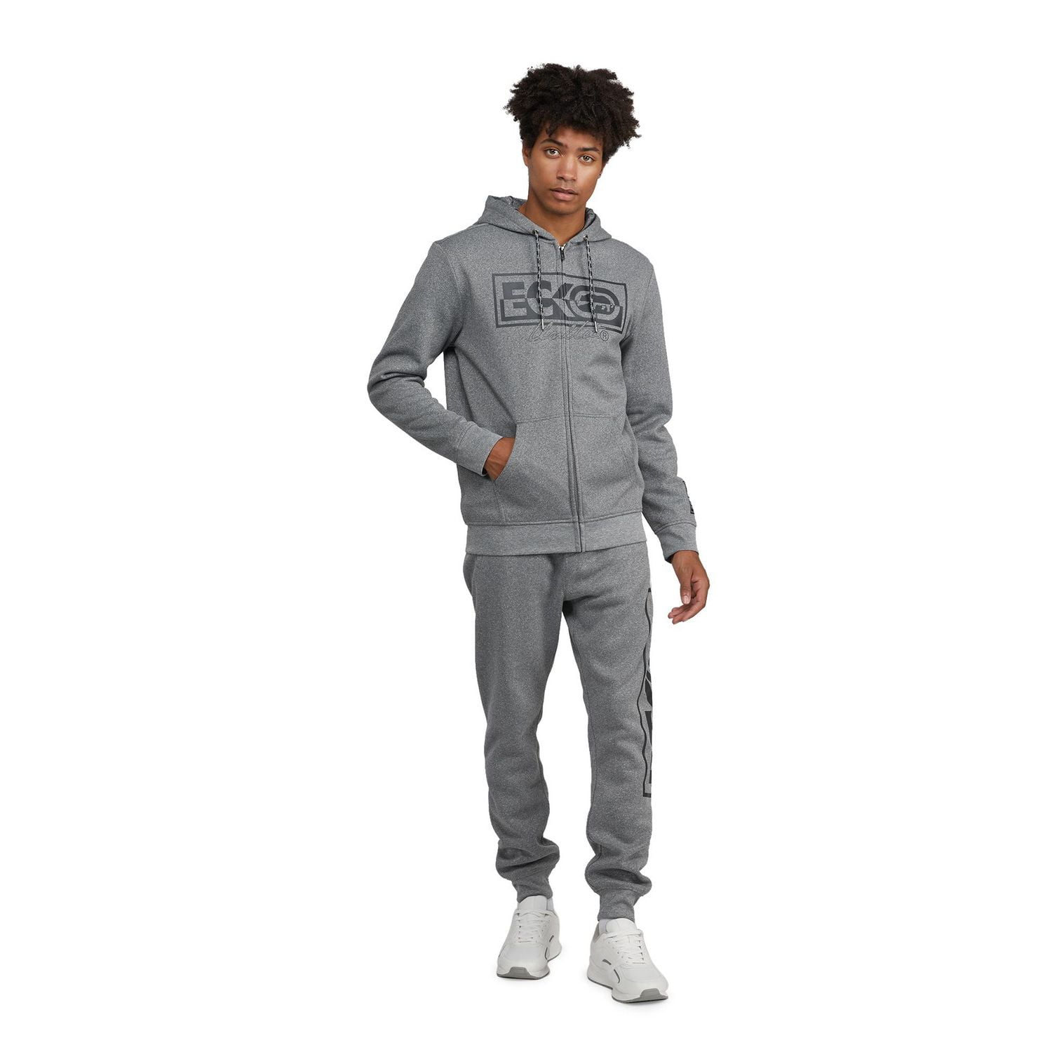 Ecko Men’s Zip Up Hoodie with Kangaroo Pockets