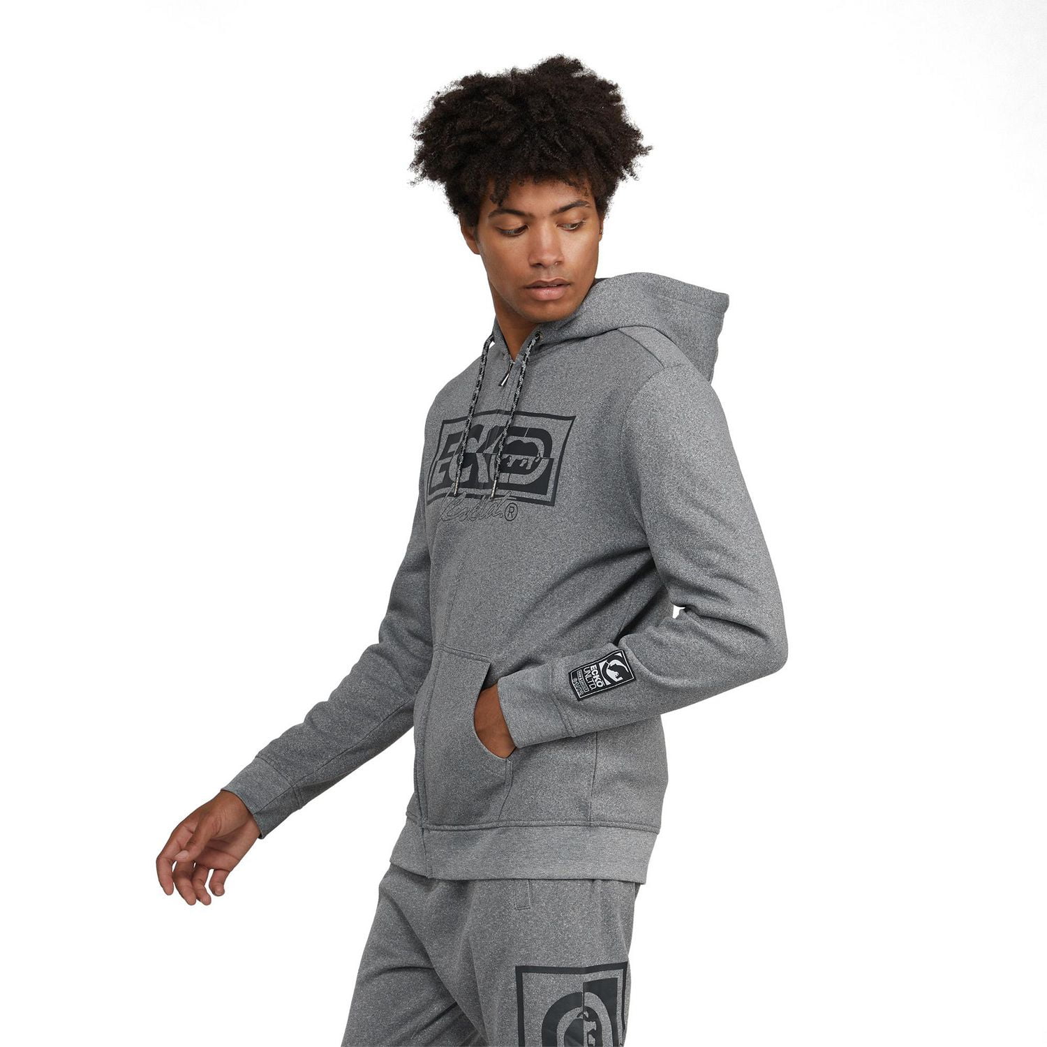 Ecko Men’s Zip Up Hoodie with Kangaroo Pockets