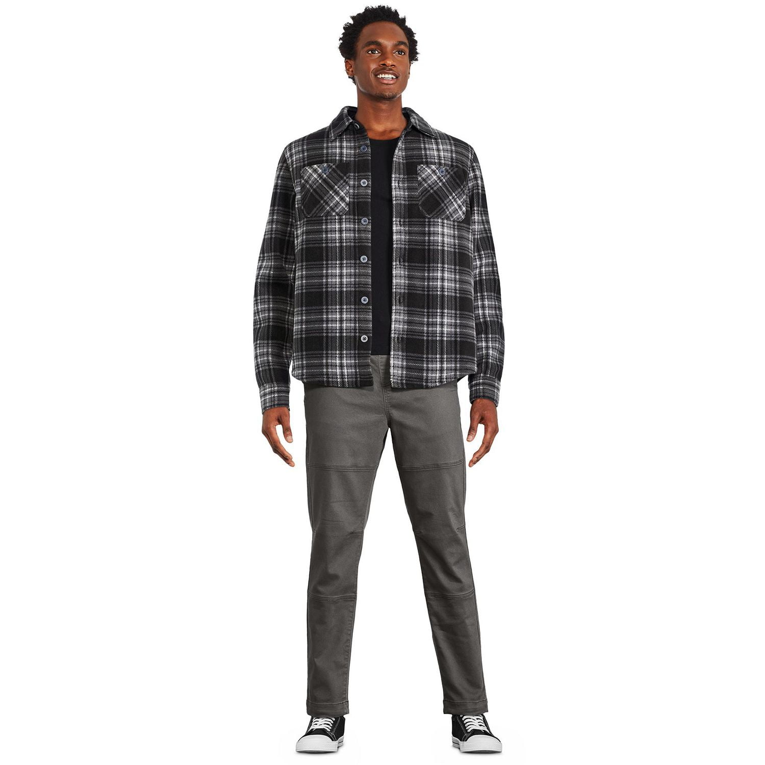 Veste-chemise en molleton George pour hommes