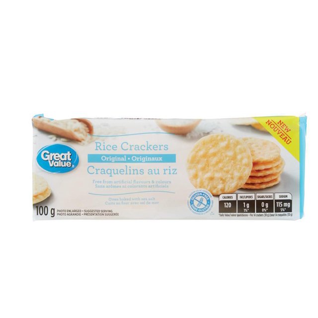 Craquelins au riz originaux Great Value
