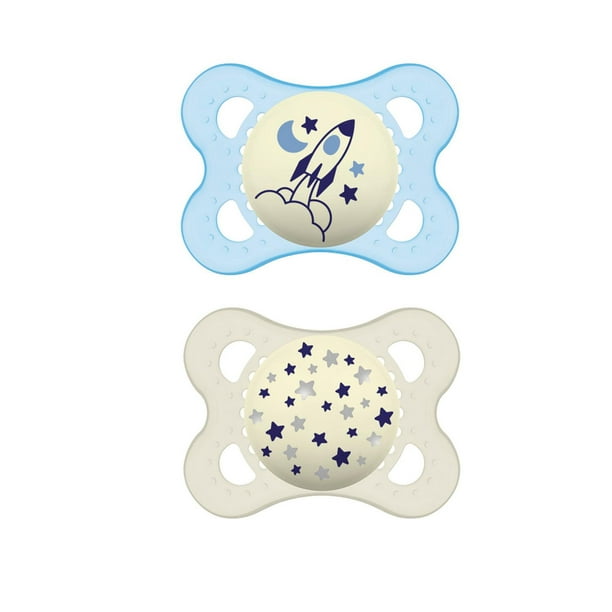 Sucette bébé matériau en silicone intégré sucette en silicone sans BPA  portable avec clips ménage pour bébé de 6 à 18 mois