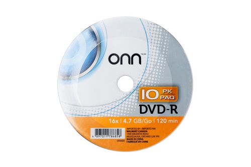 Onn Dvd R 10pack Shrink Wrap Walmart Canada