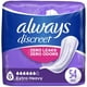 Serviettes d’incontinence et de post-partum Always Discreet, longues, degré d’absorption très abondant, pour femmes, 54 serviettes 54CT – image 1 sur 9