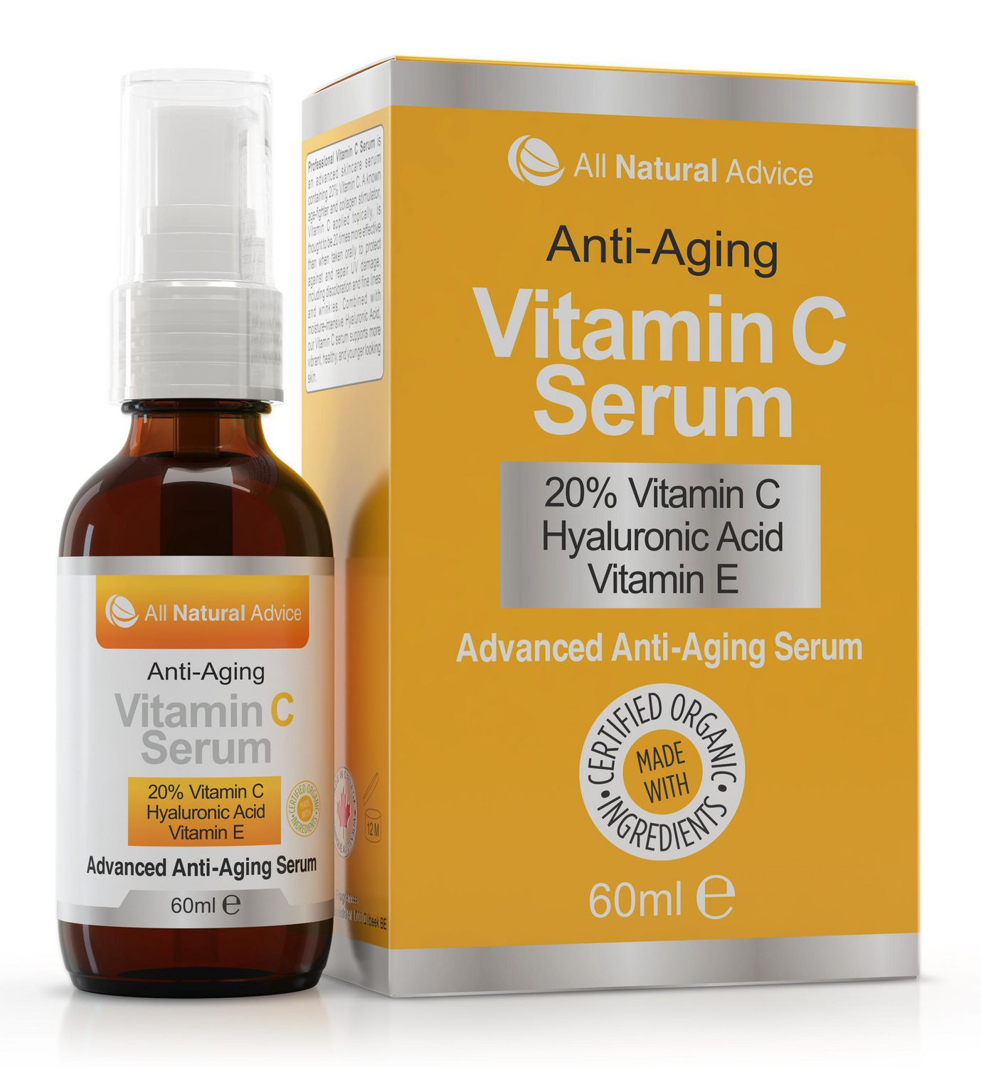 Bio Vitamine C Serum Pour Visage 1 once 