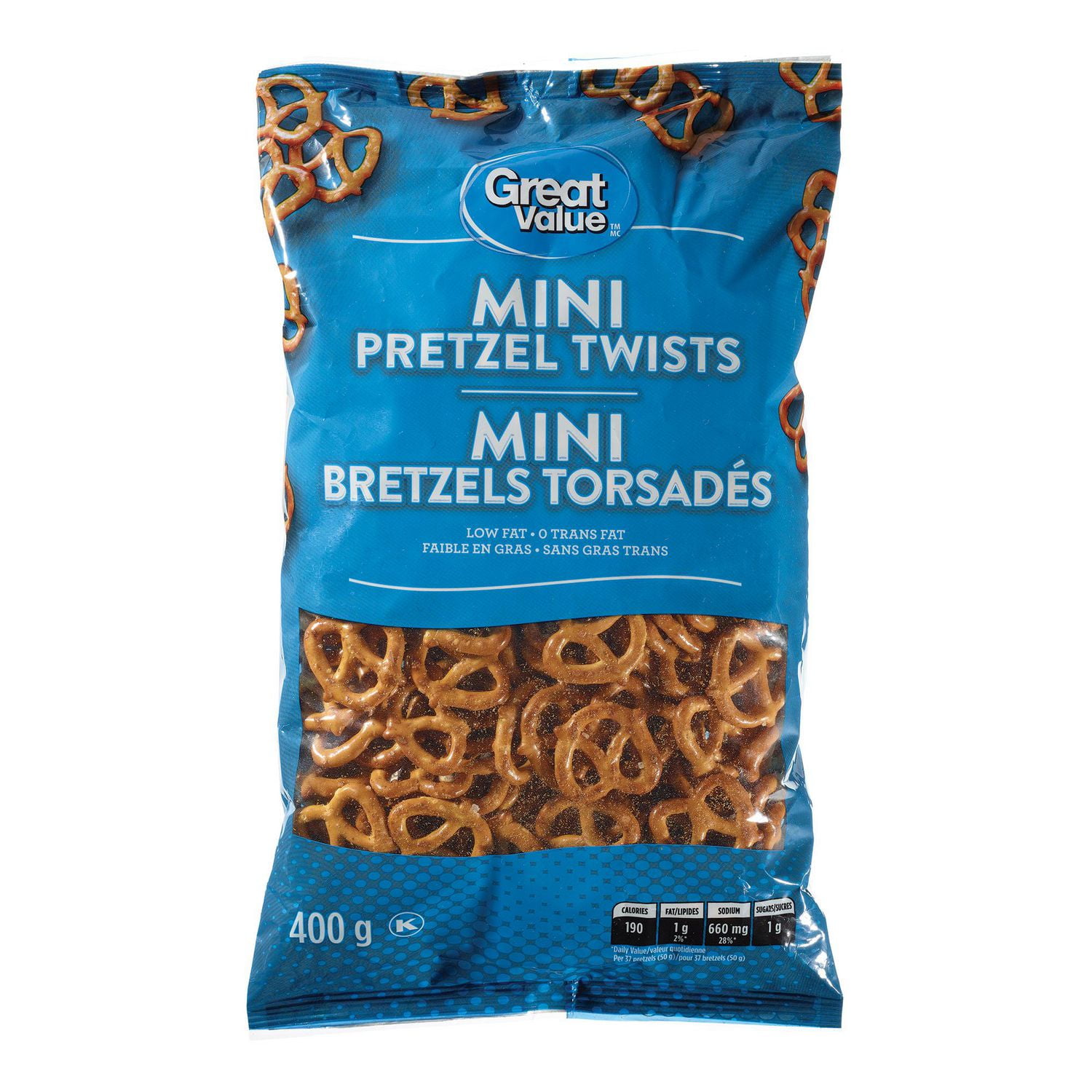 Great Value Mini Pretzels Twists Walmart Canada