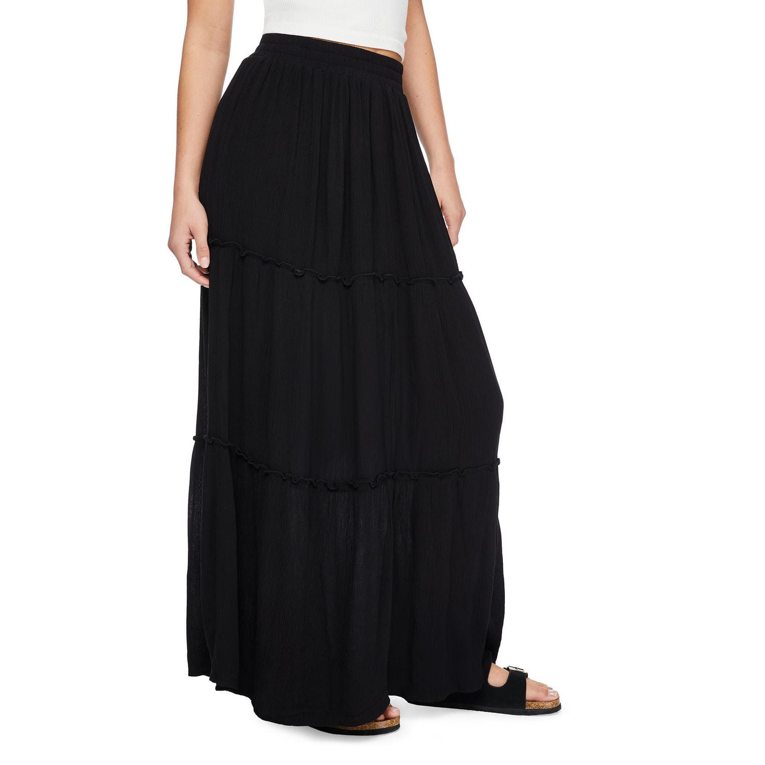 スカート theredthread S curve skirt normal Black THEREDTHREAD】S curve skirt normal