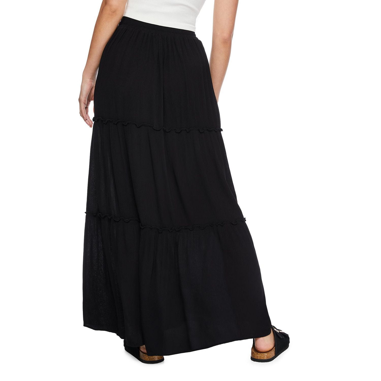 Wild Skye Women's Tiered Maxi Skirt, Sizes XS-XL - Walmart.ca
