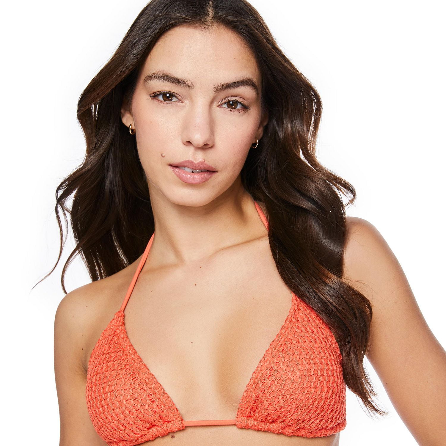 No Boundaries Women's String Bikini Top