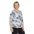 thumbnail image 2 of Iyla Women's Plus Side Ruched Top, 2 of 6