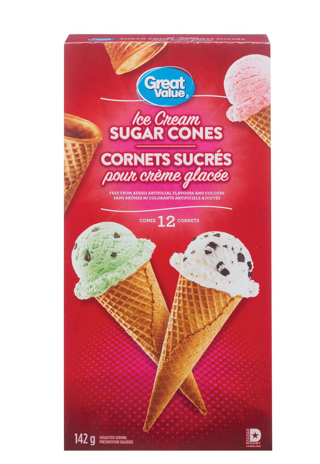 Great Value Ice Cream Sugar Cones Walmart Canada