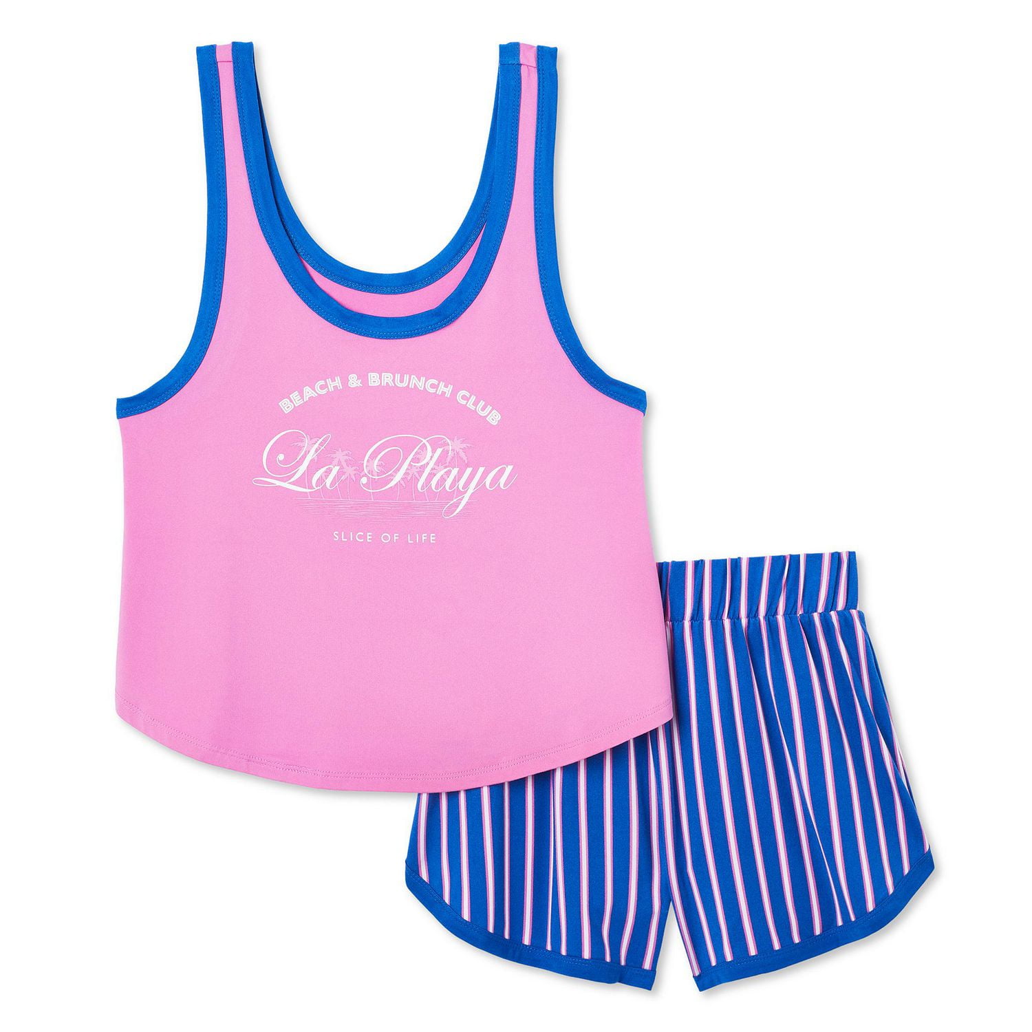 No Boundaries Women's Pajama 2-Piece Set