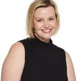 thumbnail image 4 of Iyla Women's Plus Mock Neckline Rib Top, 4 of 6