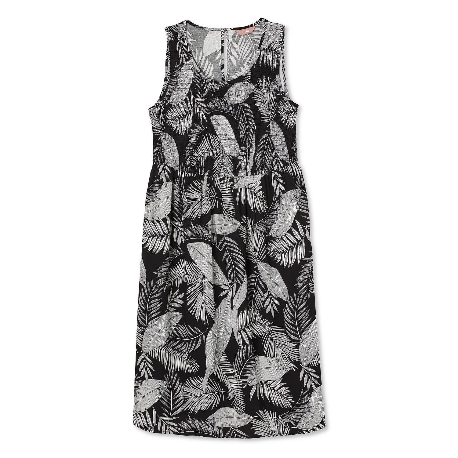 Iyla Women's Plus Smocked Maxi Dress