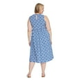 thumbnail image 3 of Iyla Women's Plus Smocked Maxi Dress, 3 of 6