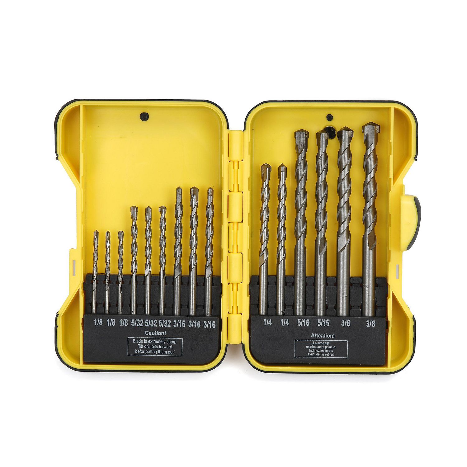 Black & Decker 16748 5 Piece Rotary Masonry Drill Bit Set