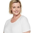 thumbnail image 4 of Iyla Women's Plus Crew Neckline Top, 4 of 6