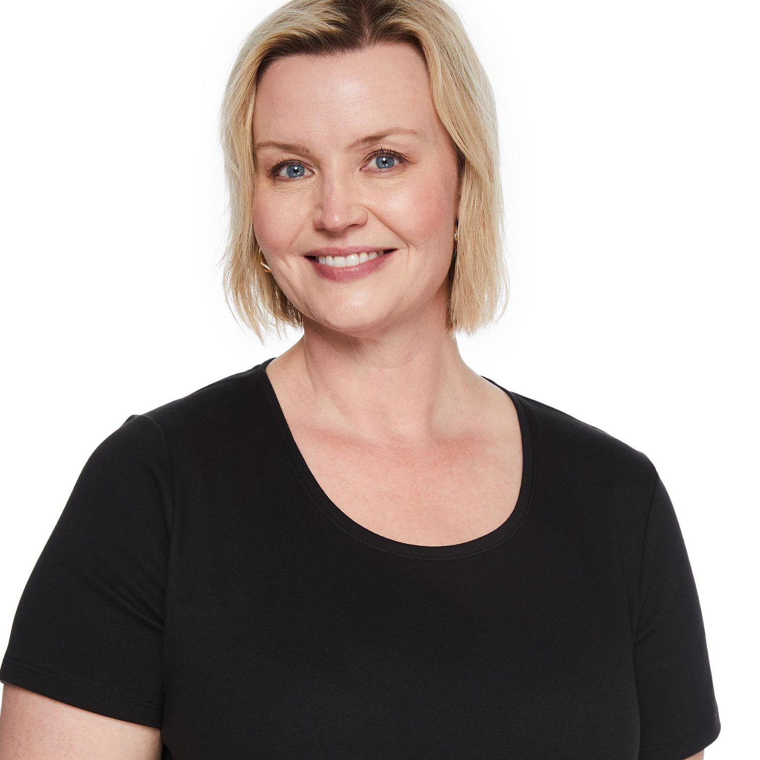 Iyla Women's Plus Crew Neckline Top