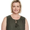 thumbnail image 4 of Iyla Women's Plus Tassel Tank, 4 of 6