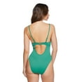 thumbnail image 3 of No Boundaries Women's Lace-Up Swimsuit 1-Piece, 3 of 6