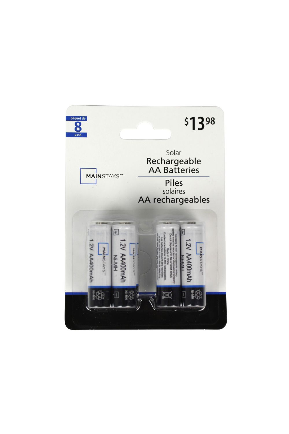 rechargeable aa batteries for solar lights