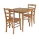 Ensemble 3-pièces Groveland pour le diner, table carrée avec deux chaises de Winsome - 34330 – image 1 sur 9