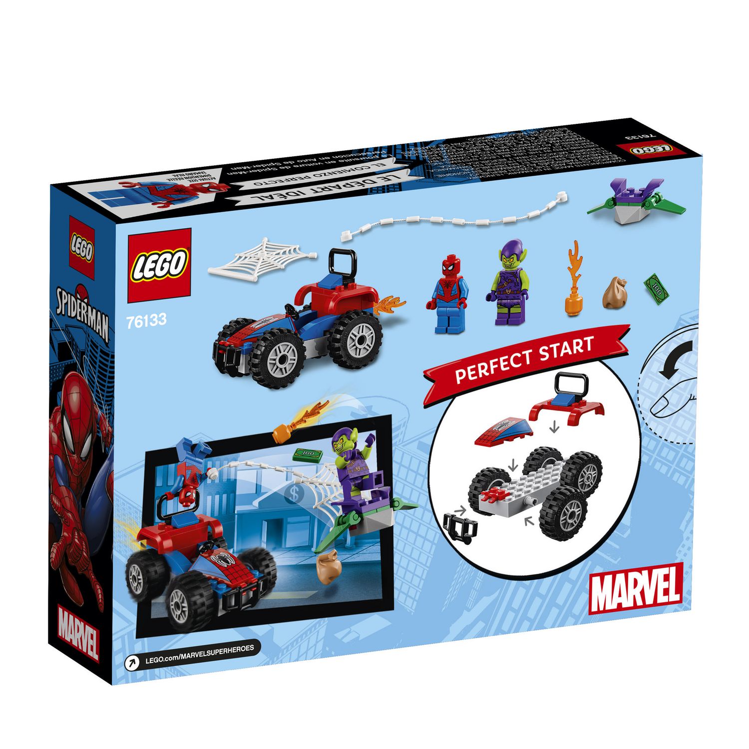 spiderman lego 76133