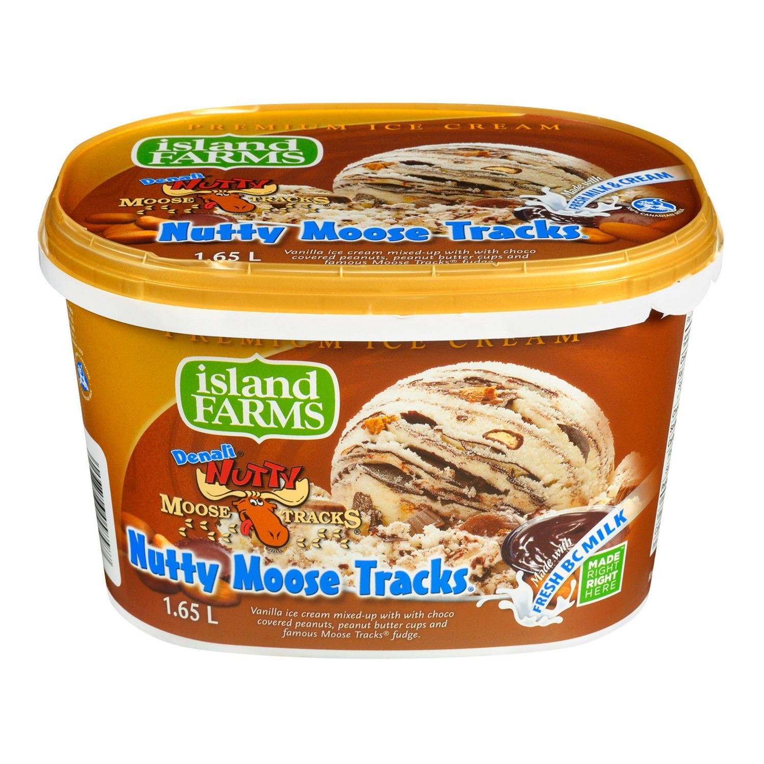 Island Farms Premium Denali Nutty Moose Tracks Ice Cream Walmart Canada