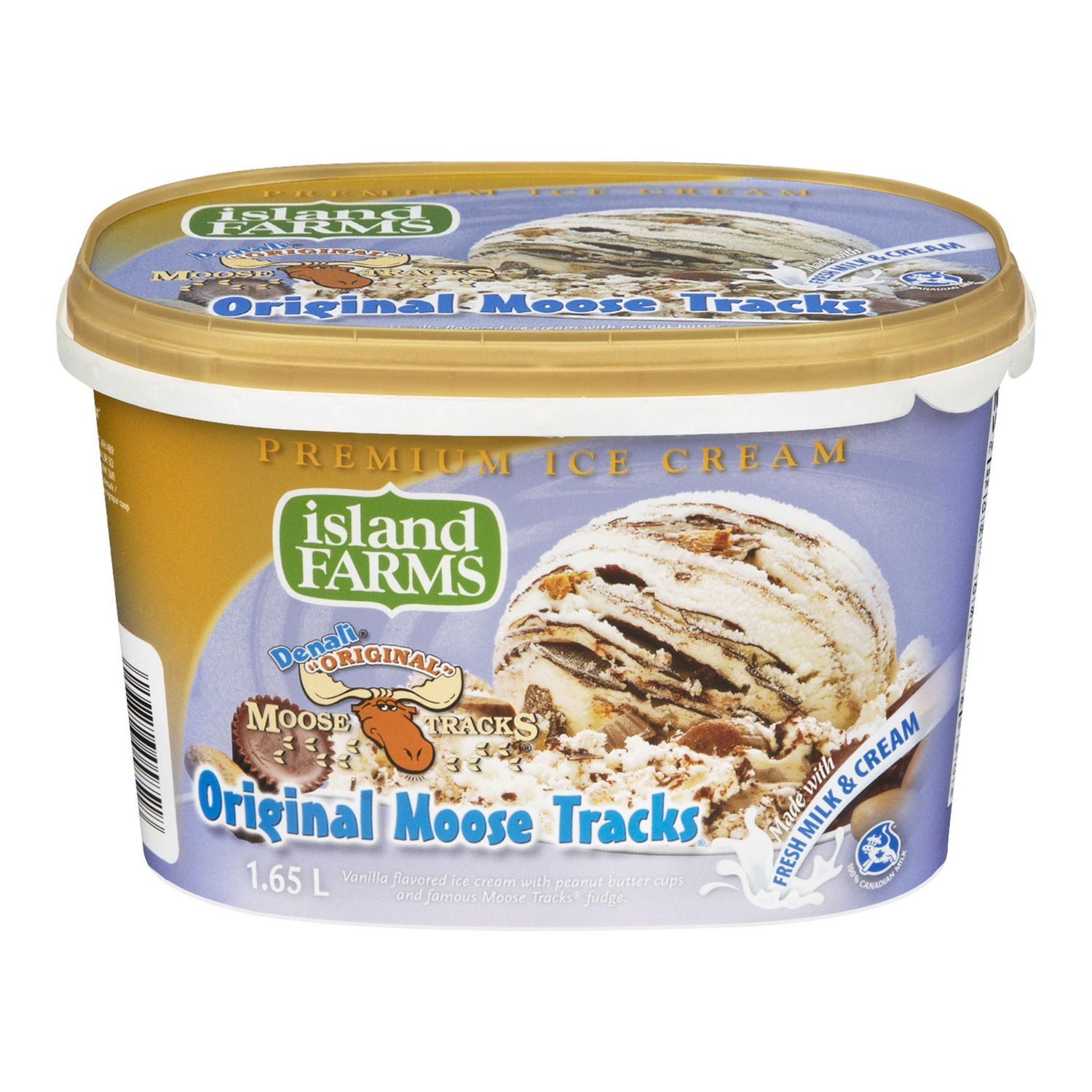 Island Farms Premium Denali Original Moose Tracks Ice Cream Walmart
