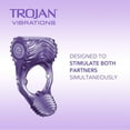 thumbnail image 3 of Trojan Tandem Couples Vibrating Ring, Powerful Vibrations, 1 Count, 3 of 8
