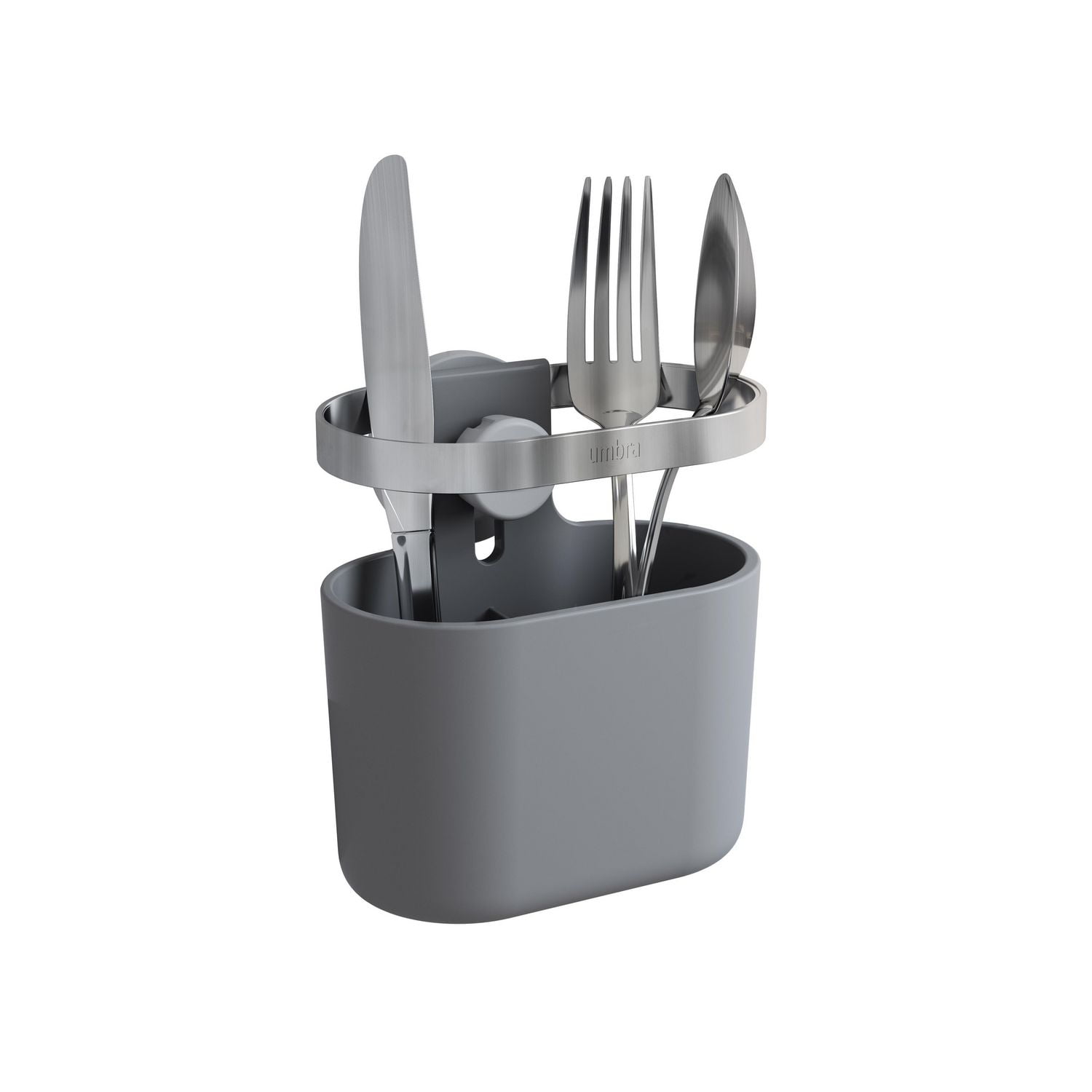 Holster Suction Utensil Caddy Charcoal