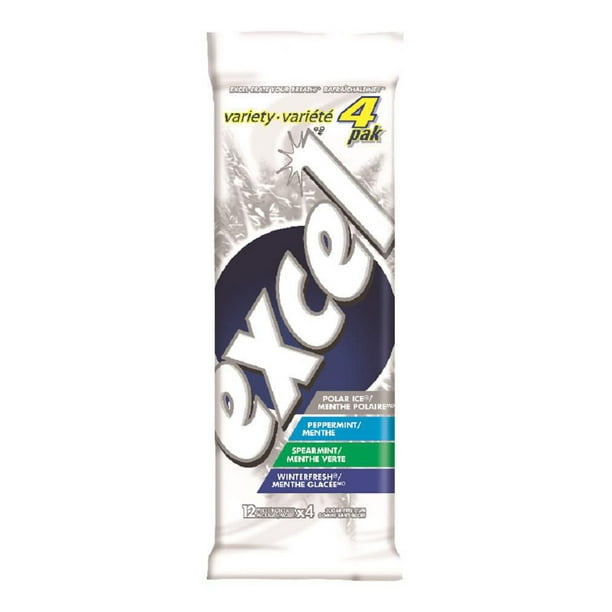 Excel Variety Pack Chewing Gum, SugarFree Walmart.ca