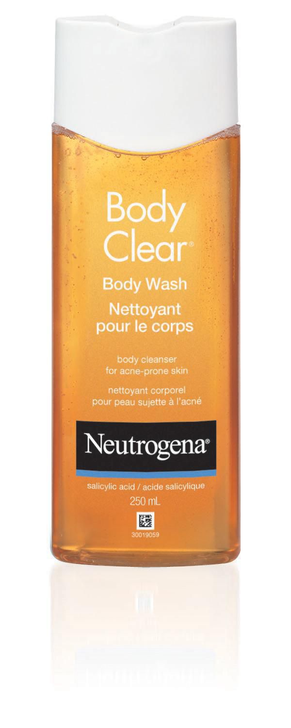 Neutrogena Body Clear Acne Body Wash with Salicylic Acid - Pimple Care Product, Acne Treatment, Pore Cleaner