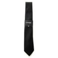 thumbnail image 2 of George Men’s Textured Solid Skinny Black Tie, 2 of 3
