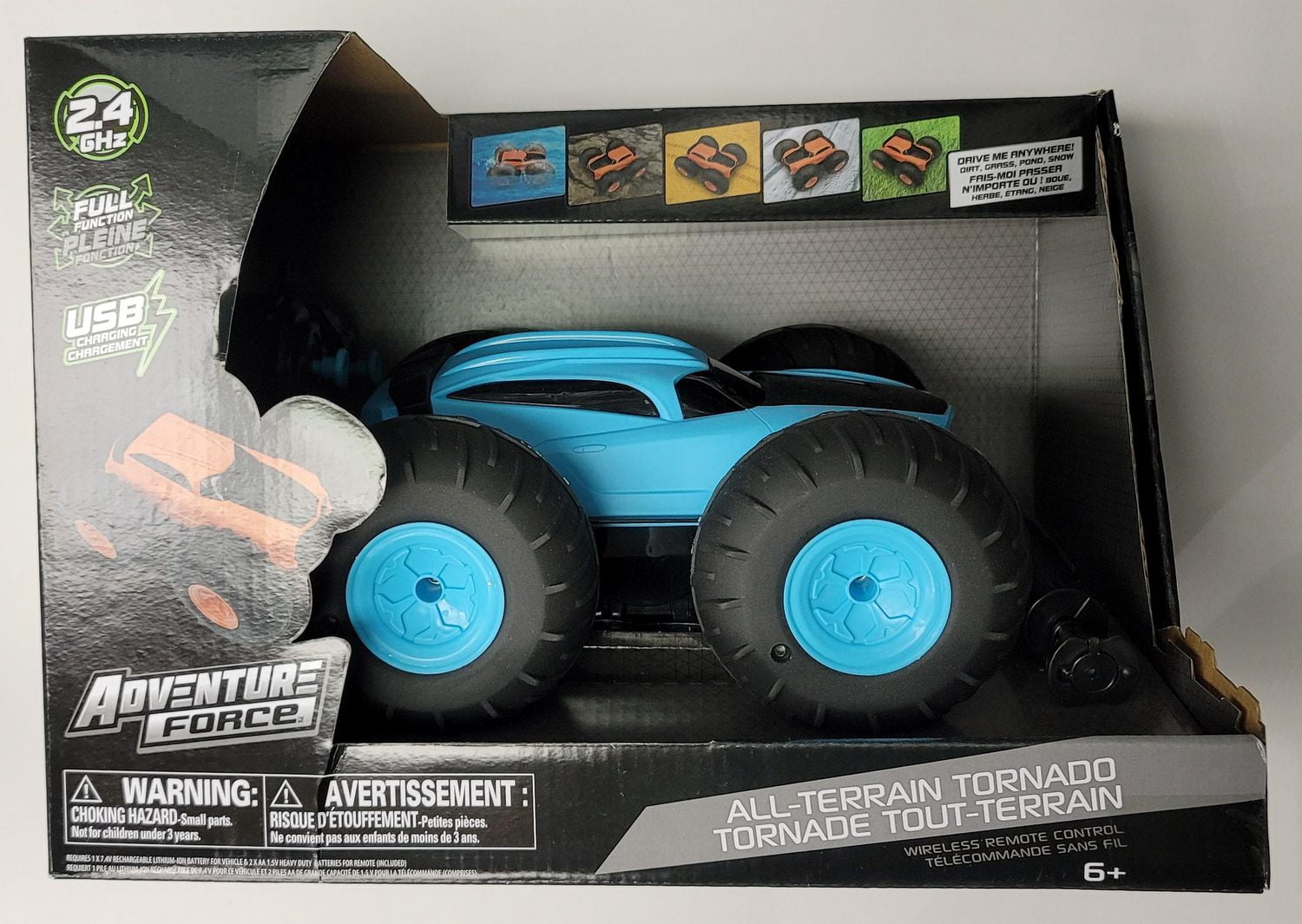 2.4G ALL TERRAIN TORNADO REMOTE CONTROL CAR BLUE COLOR Walmart