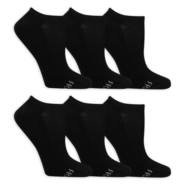 Fruit of the Loom All Day Comfort No Show Socks (6-pack), All Day ...