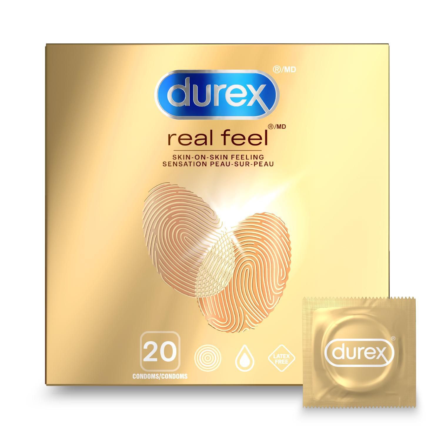 Durex® Real Feel Natural Latex Free Condoms Walmart Canada 
