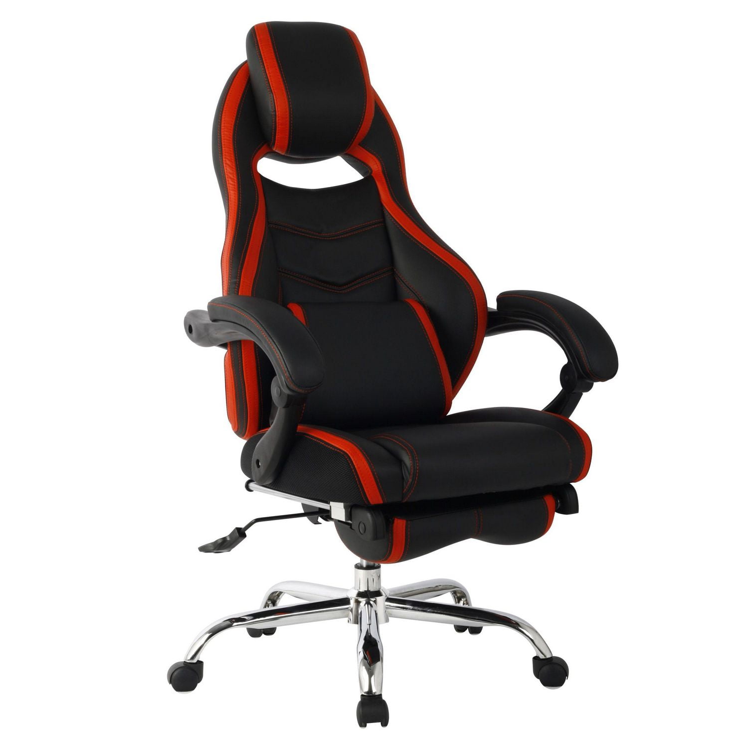 TygerClaw Executive High Back Pu Leather Office Red Chair Walmart Canada