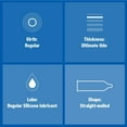 thumbnail image 2 of Durex® Invisible Ultimate Thin Latex Condoms, Regular Fit, 8 Count, 2 of 7