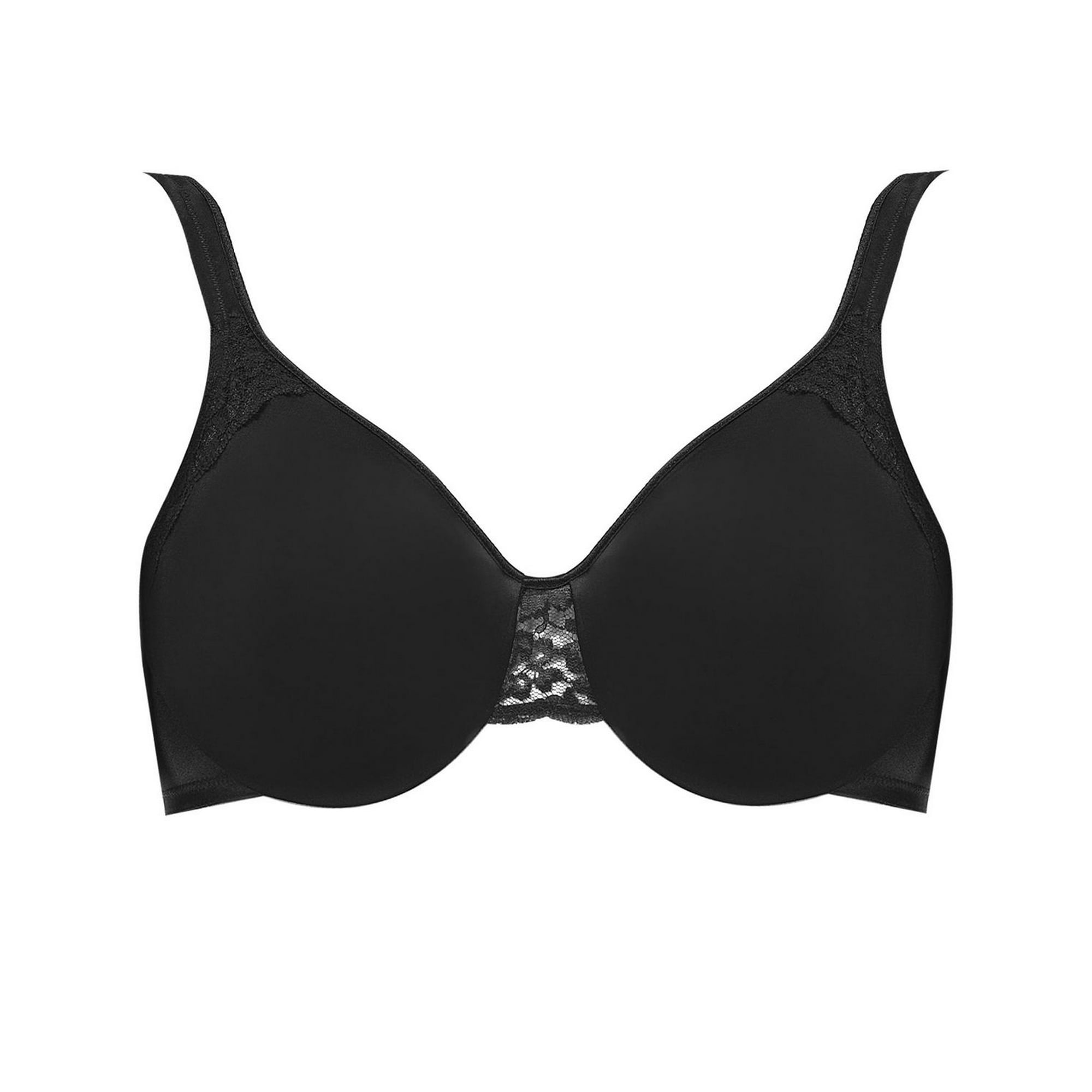 CALVENA-Women's Full Figure Smooth Seamless Comfort Minimizer Underwire Bra  44Dd Black : : Clothing, Shoes & Accessories